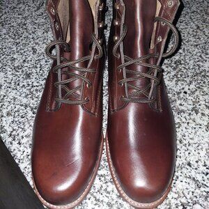 Wolverine 1000 Mile Boots Brown Pull-up size 12 EEE